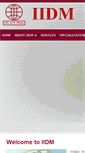 Mobile Screenshot of iidmindia.com